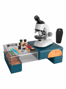 Микроскоп детский для наблюдения с кейсом в виде столика Орбита OT-INL83